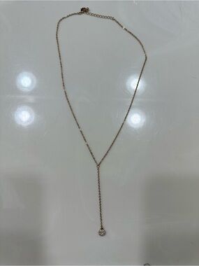 🌺 2/$20 Delicate Y-Shaped Pendant Necklace in Yellow Gold color Drop necklace